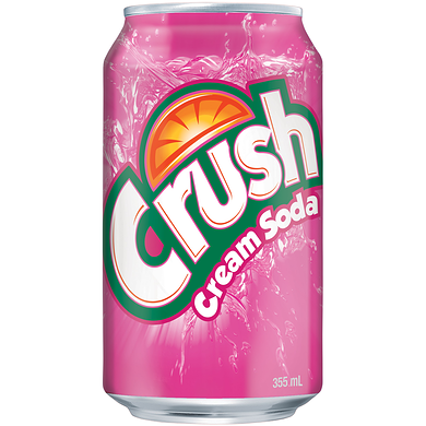 Crush Crême Soda 355ml Can