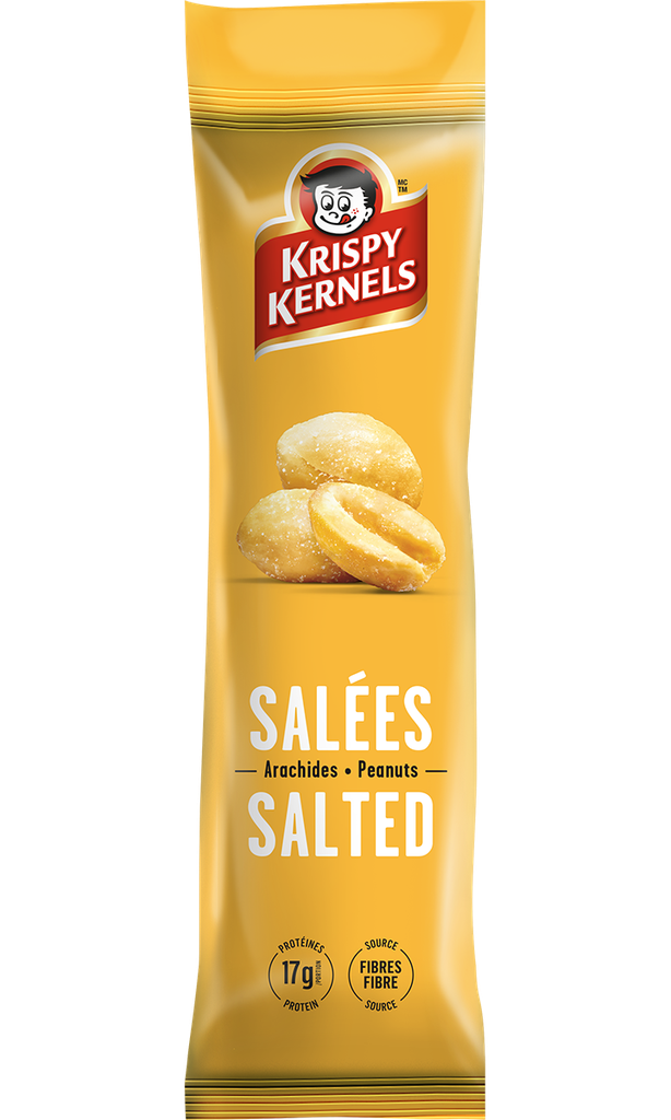 Krispy Kernels Arachides Salees Tube 60G