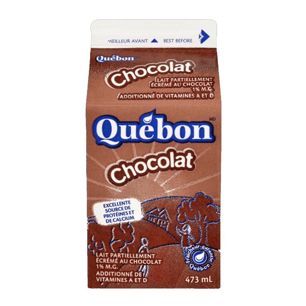 Lait Chocolat 473 Ml Quebon