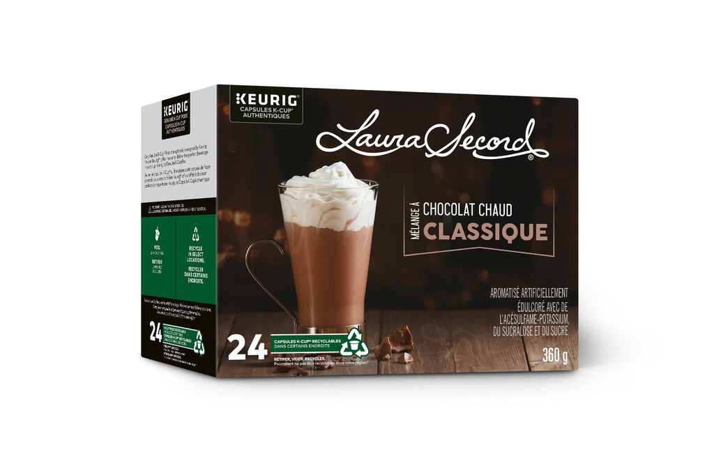 Laura Secord Melange Chocolat Chaud 24 unites