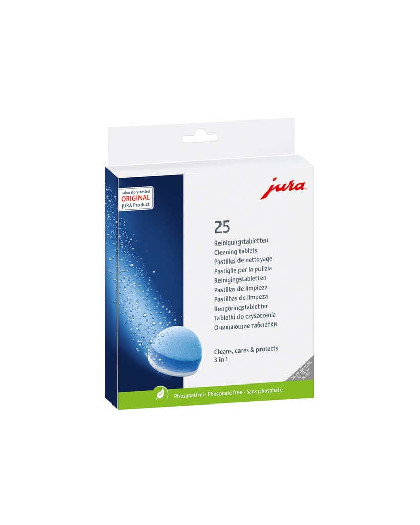 Jura Pastilles Nettoyantes 3 phases (25u)