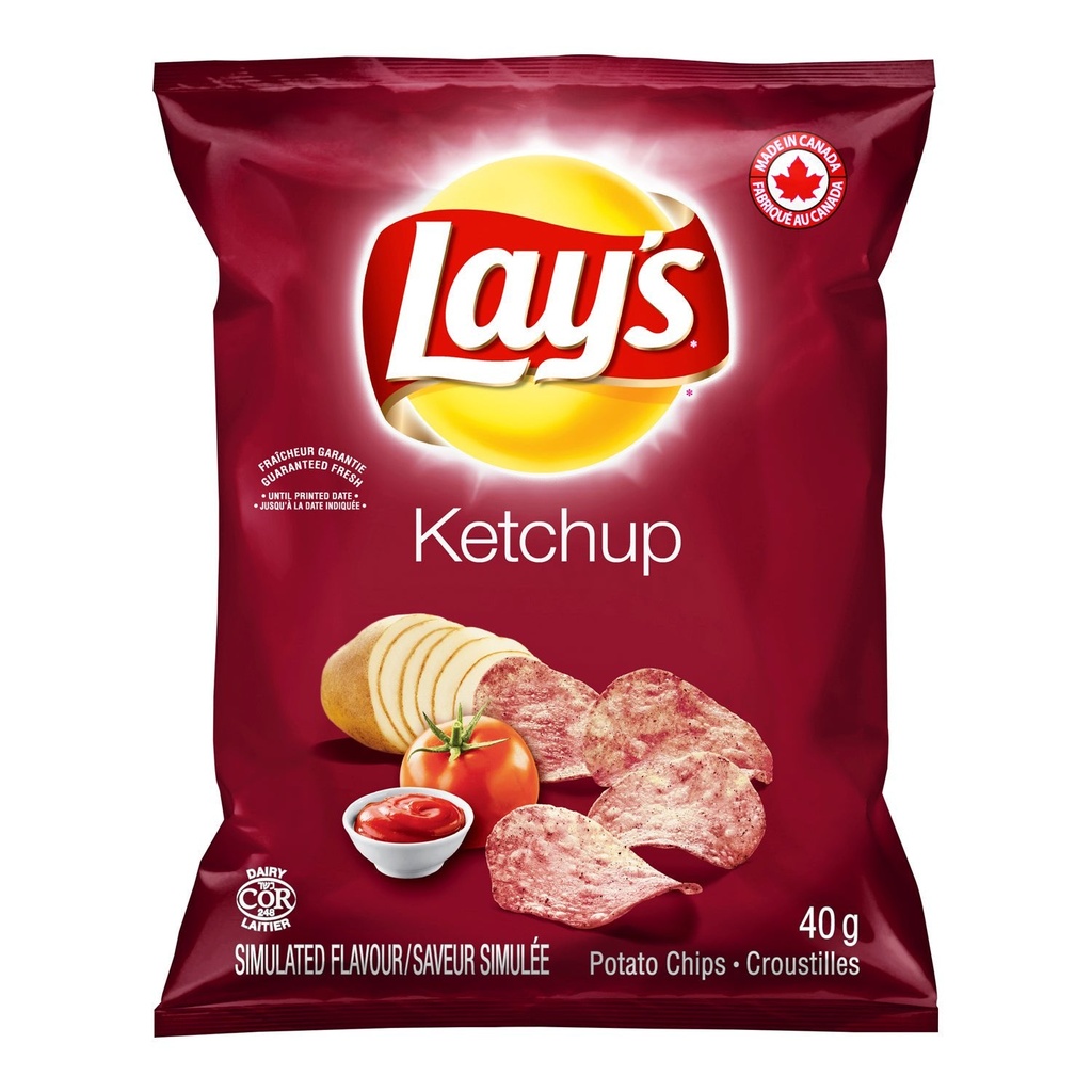 Chips Lays Ketchup 40Gr