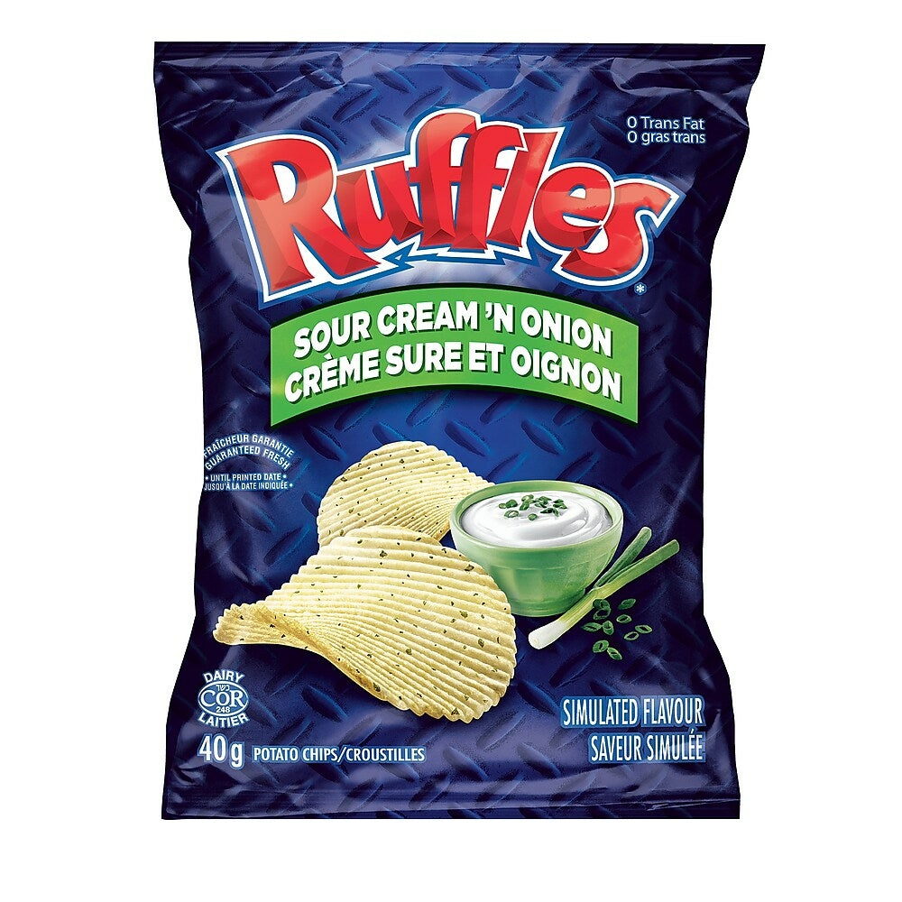 Chips Ruffles Crème Sûre 40g