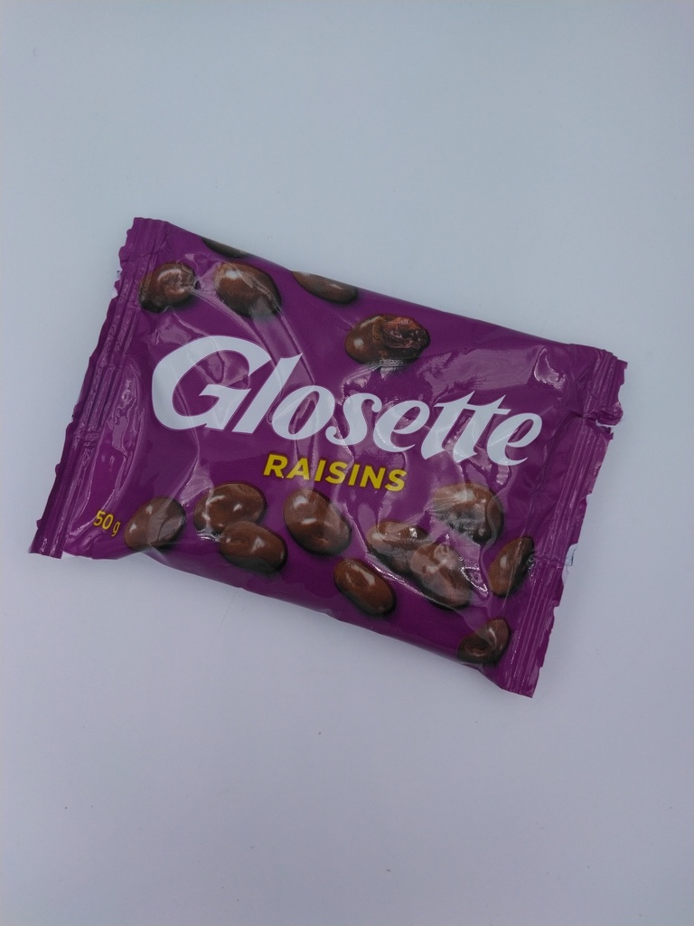 Choco Glosette Raisins 50Gr