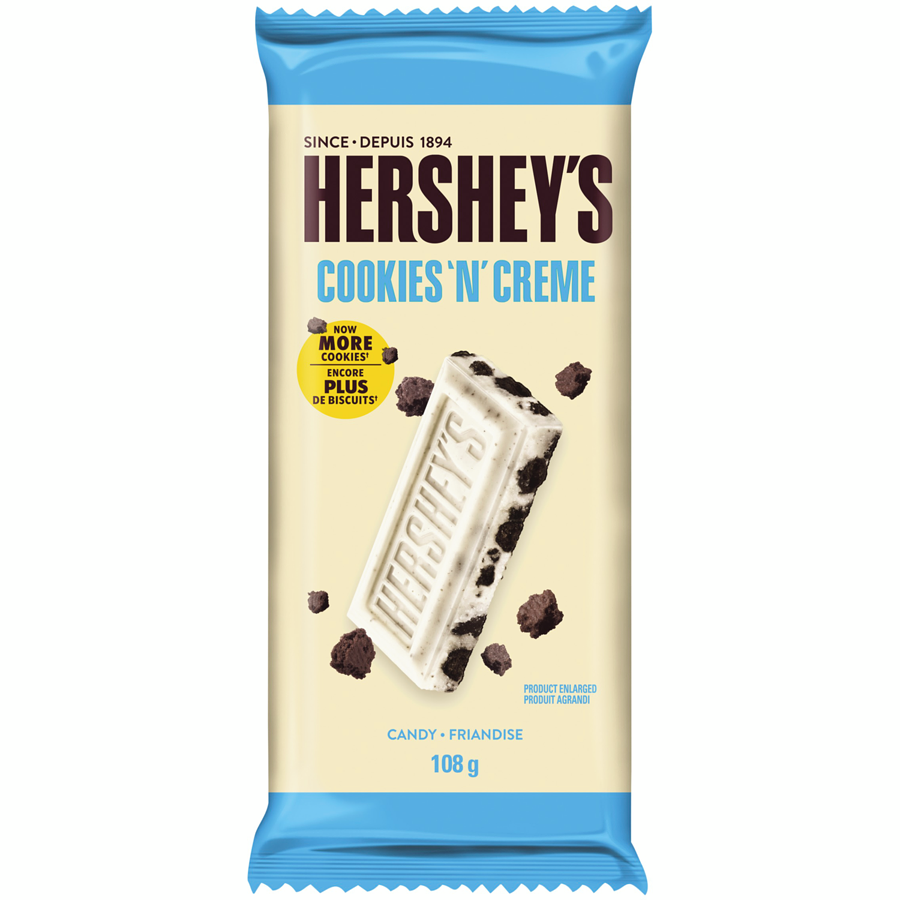Choco Hershey Biscuits et Crème 108g