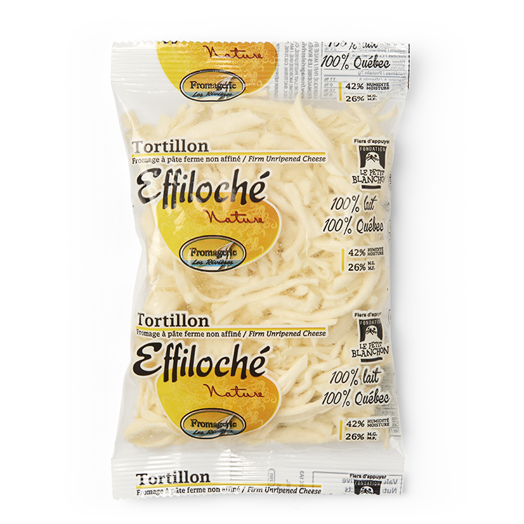 Fromage Tortillon Salé Rivières Effiloché 50g