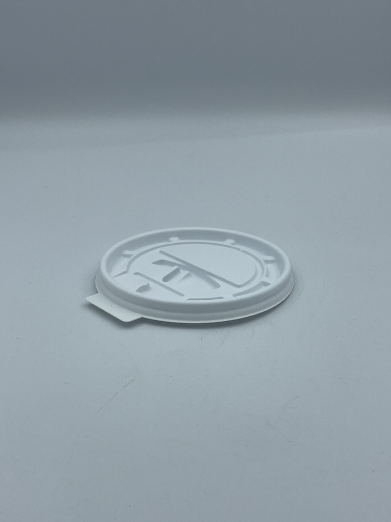 Couvercles plastique dôme 8oz tresse de 50 Mi-ma