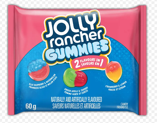 Bonbons Jolly rancher  gummies 60g