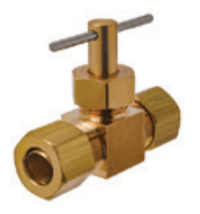 NEEDLE VALVE STRAIGHT (Tube to Tube) 3/8