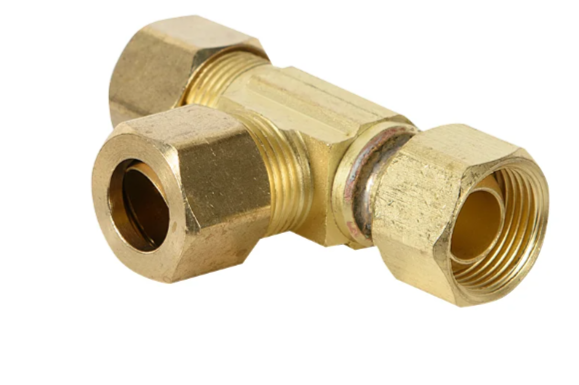 T adaptateur à compression 3/8M x 3/8M x 3/8F