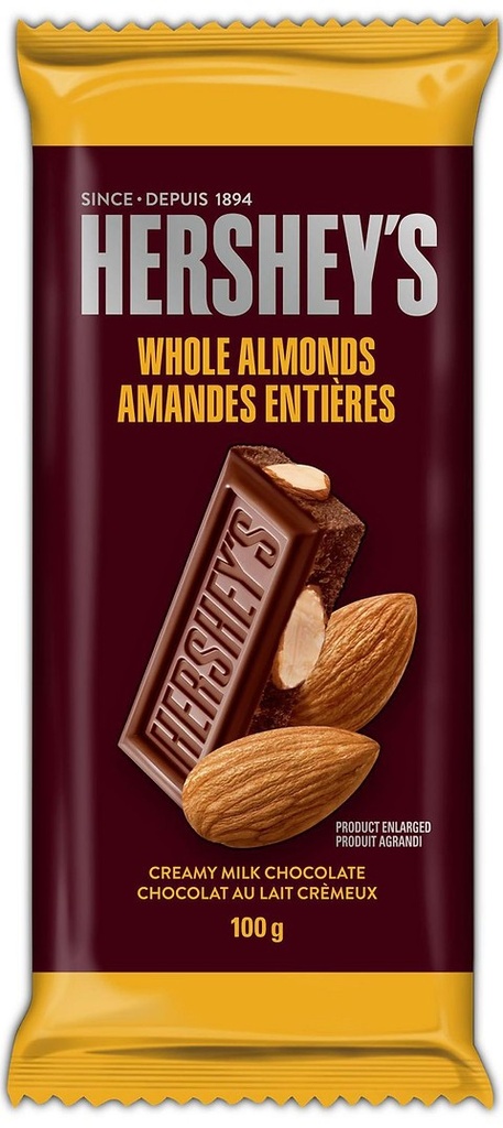 Choco Hershey Amandes entières 100g