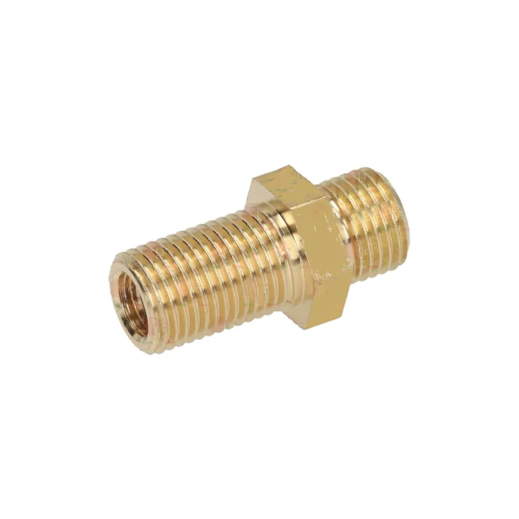 Raccord 1/4M-1/4M-Int. M8 Simonelli pour entrée de débitmètre