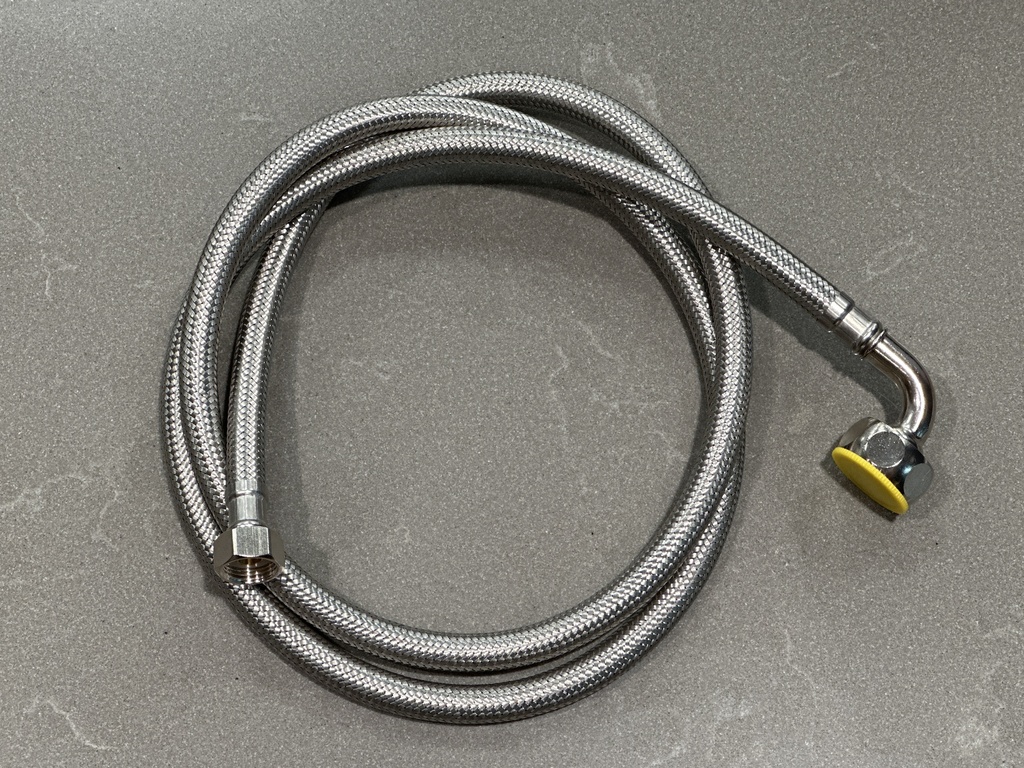 Tuyau flex inox 150cm 3/4 CFp x 3/8 Fc