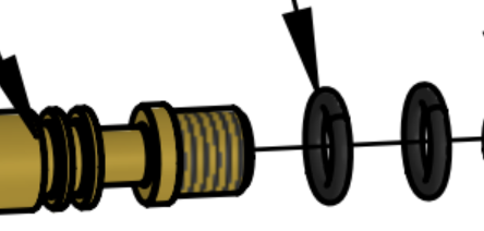 Joint d'axe de valve d'expansion ECM