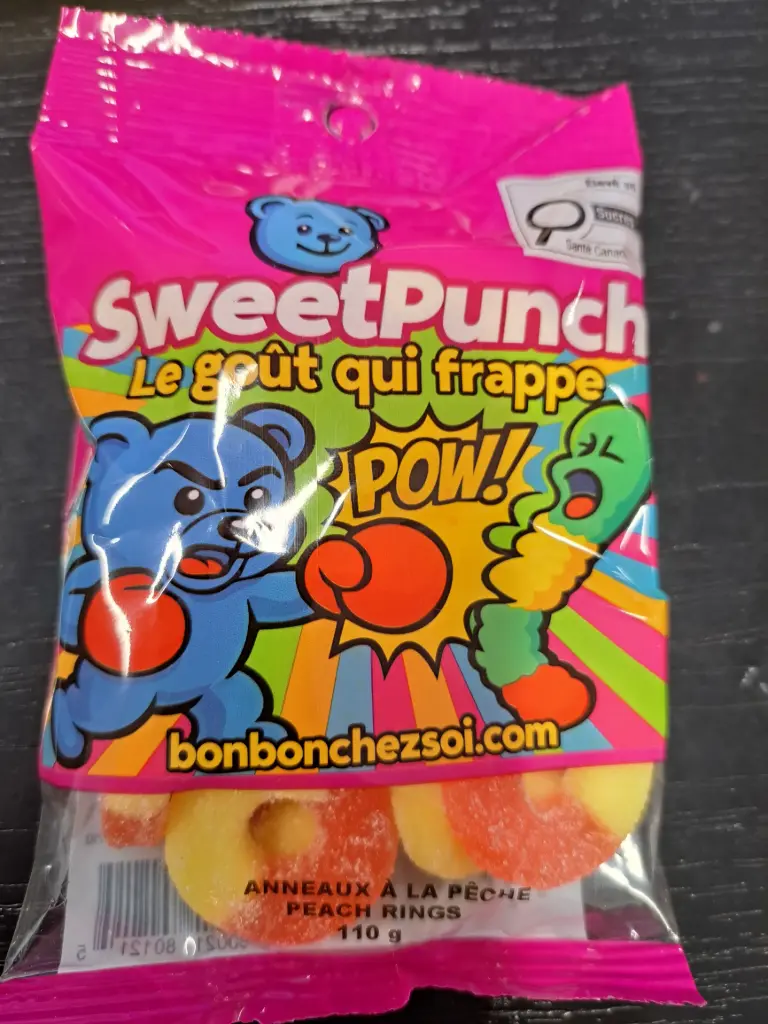 Sweetpunch Anneau à la pêche 110 gr