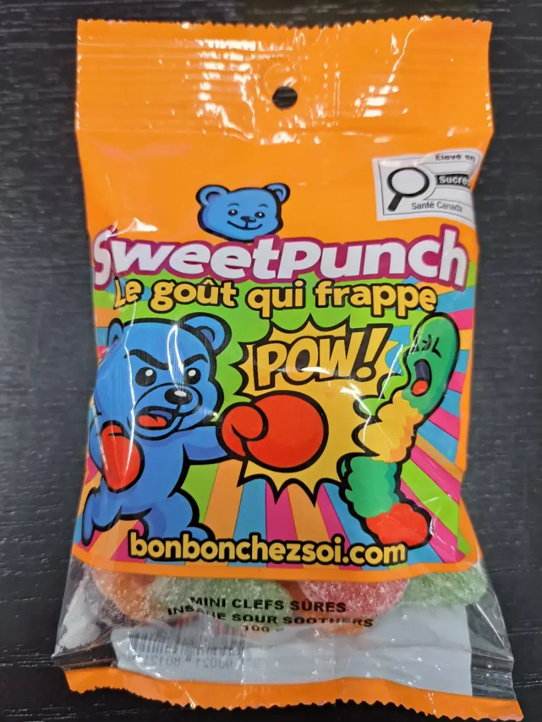 Sweetpunch Clefs sures 110 gr