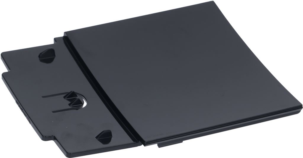 Panneau du tiroir d'égouttement noir lustré