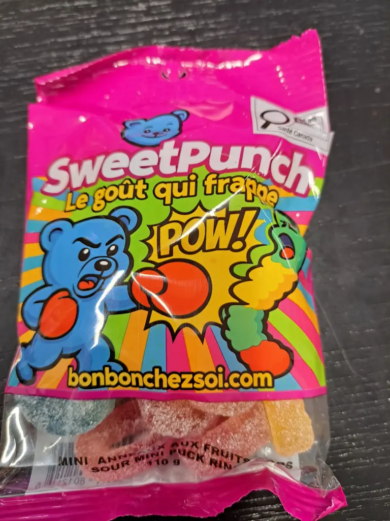 Sweetpunch Mini Anneaux Fruits 110 gr  