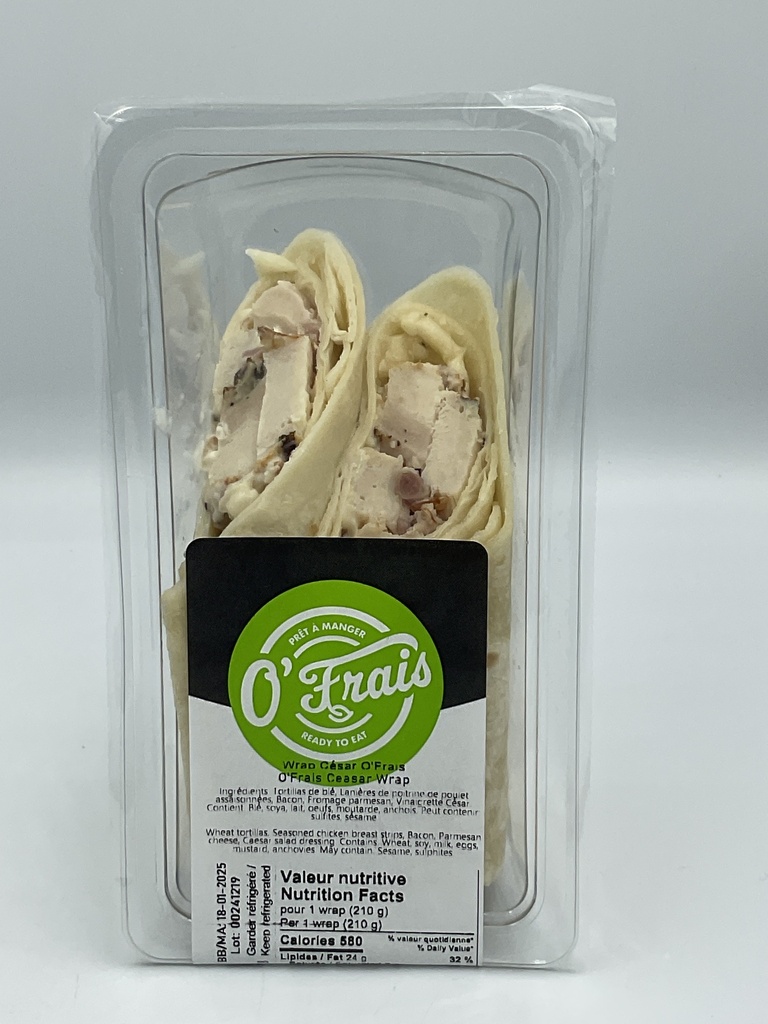 Wrap Poulet Cesar Polo Bic 210 Gr