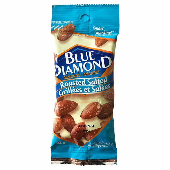 Amandes Bd Gril/Sal Bleu 23Gr