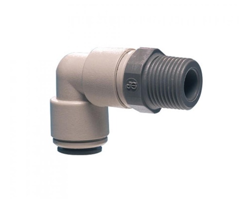 [PI091223S] Coude Plas. 3/8Tube X 3/8 Pipe C.