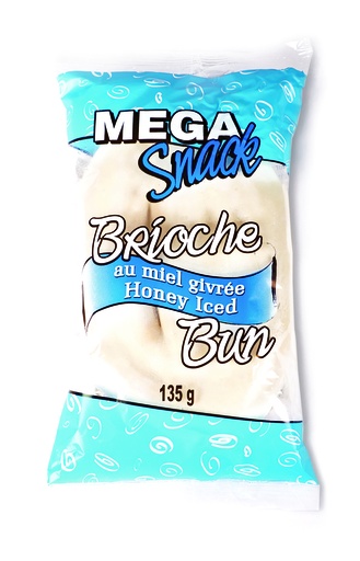 [72111] Mega Snack Brioche Miel Givree Blanche 9 x 142g
