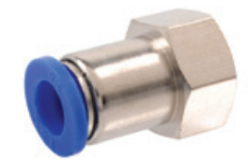 [3514-6C] P.T.C. FEMALE CONNECTOR 3/8  tube * 3/8OD