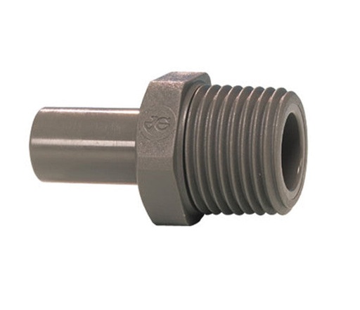 [PI050822S] Adapteur « tige » à filet NPT 1/4 OD x 1/4 Male NPT (6005-4B)
