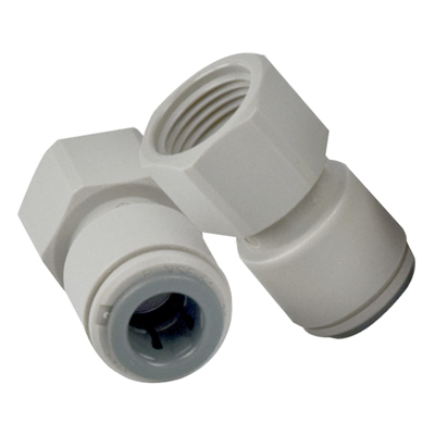 [PI4512F6S-US] Acetal Gray 3/8 OD x Female Flare 3/8 Connector (FFL Thread - 45˚ Flare)