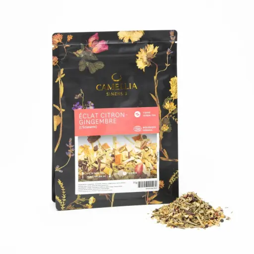 [CSTO-76] Camellia Sinensis - Éclat citron Gingembre bio (sac de 75g) 