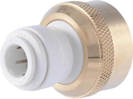 [NC2258] John Guest Garden Hose Brass 3/8 Tube - 3/4 Nh