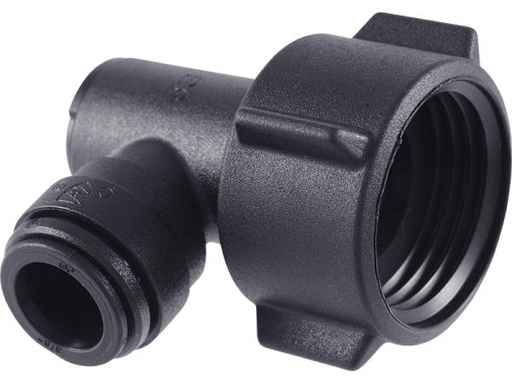 [NC2723] John Guest Garden Hose Elbow 3/8 Tube - 3/4 Nh