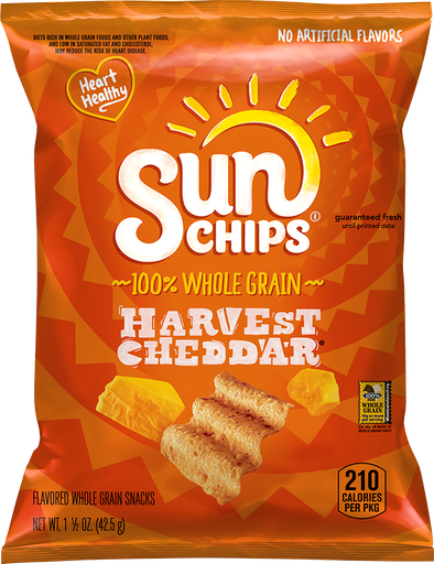 [CP22276UN] Chips Sun Chips Cheddar de campagne 40g