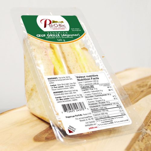[4370] Sandwich Déjeuner Polo Bic 150g