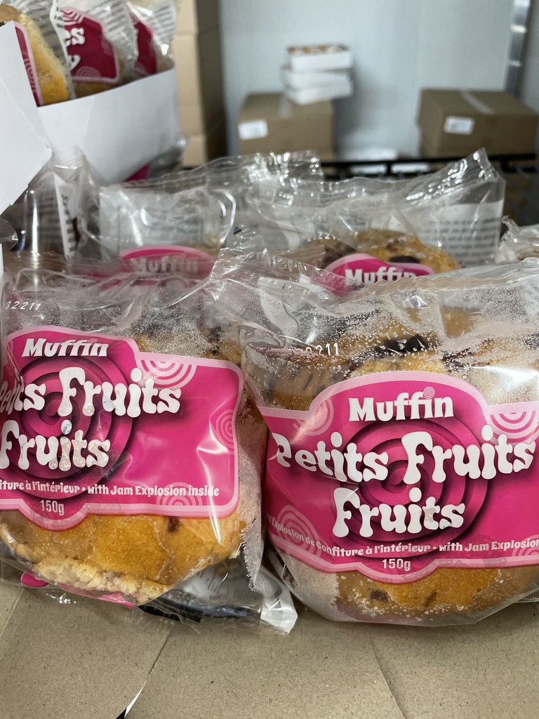 Muffin Cookie Fruits Un 150Gr