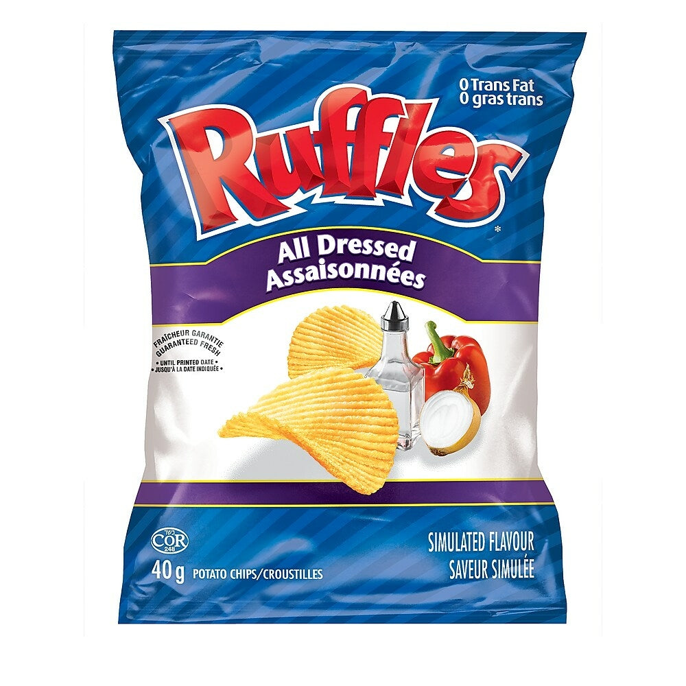 Chips Ruffles Assaisonnee 40Gr