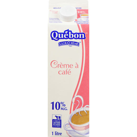 Crème 10% 1L Québon