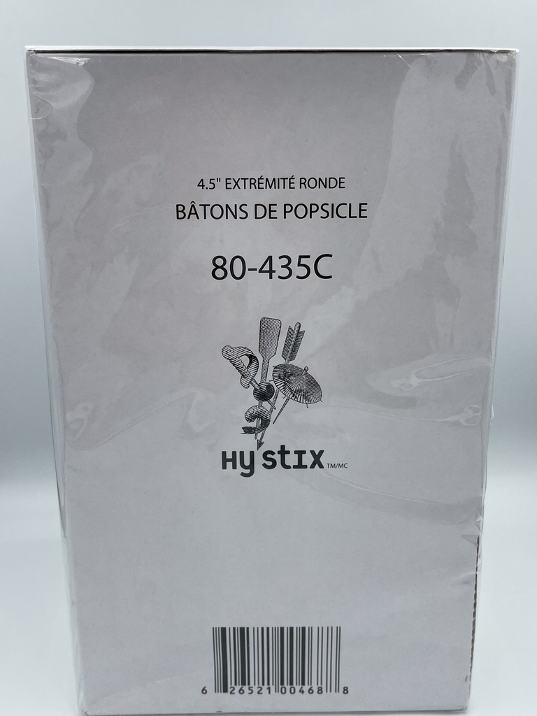 Batons Bois 4.5`` Bte 1000 Hy Stix