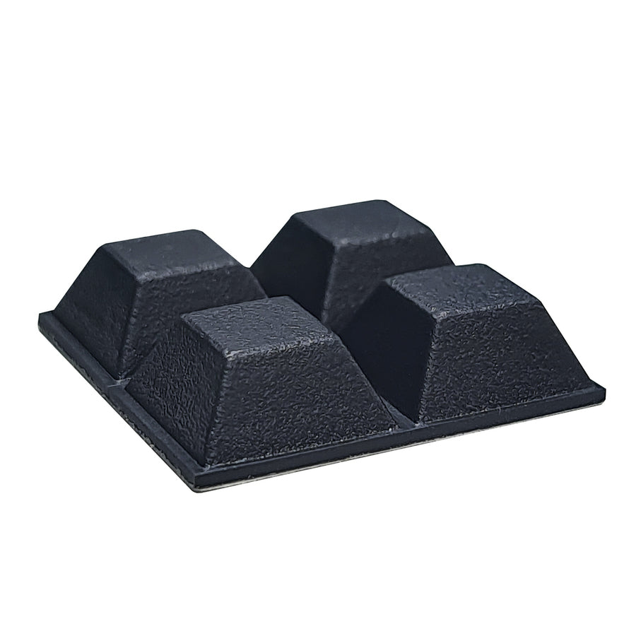 Black Square Adhesive Foot 5023