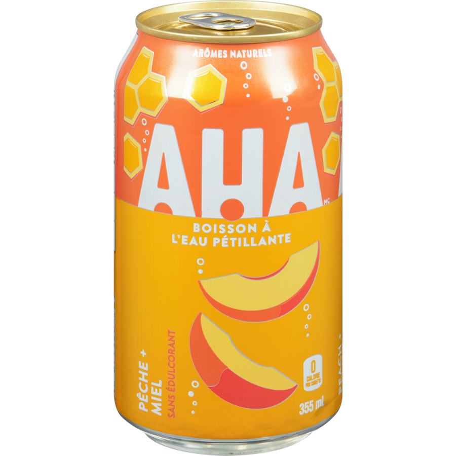 Aha Peche-Miel 355ml Can