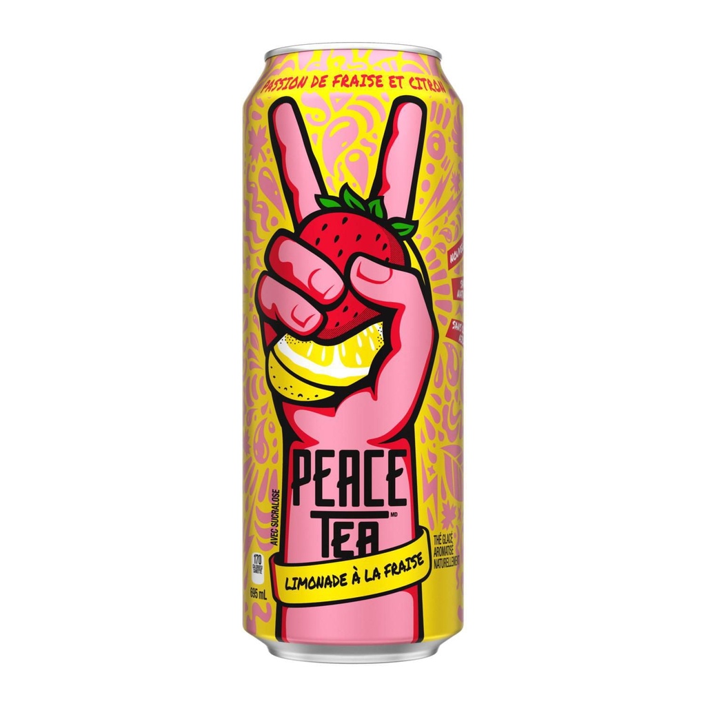 C The Glace Fraise Citron Can 695 Ml