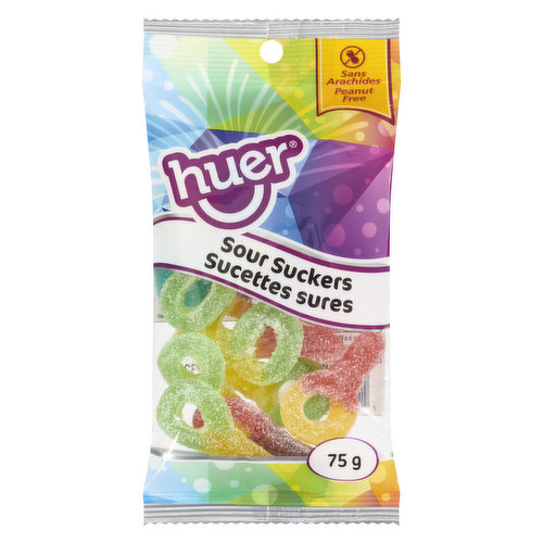 Huer Sucettes Sûres 75g