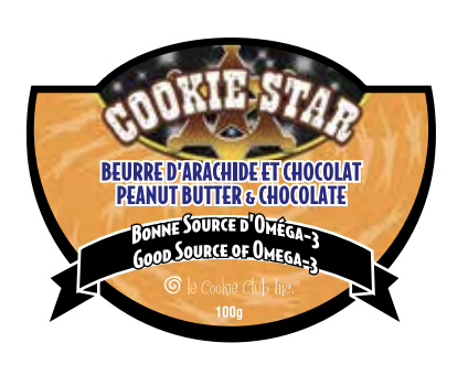 Cookie Star Arachide & Chocolat 125g