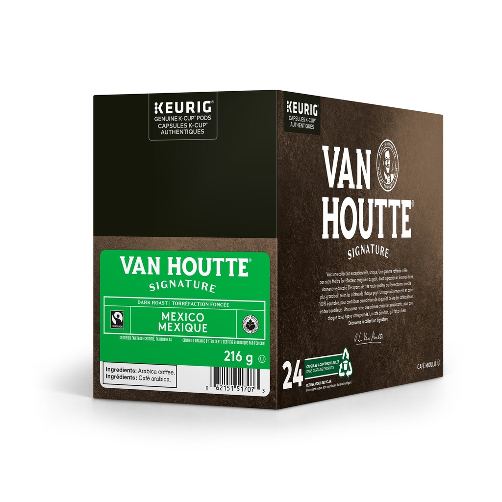 Van Houtte Mexique Equitable Bio Noir 20 unites