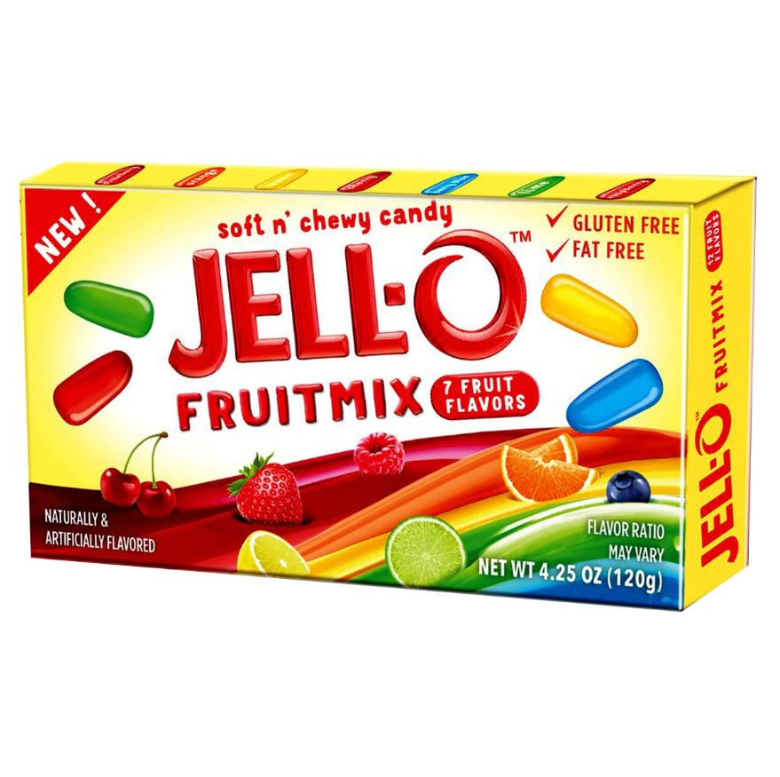 Bonbons Jell-O FruitMix 120g