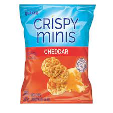 Quaker Crispy Minis Cheddar Crisps 33g