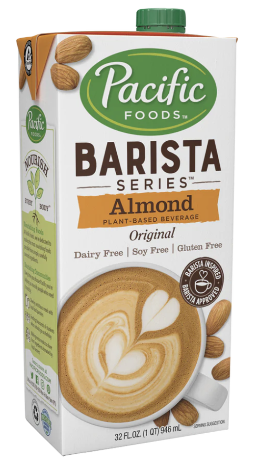 Pacific Barista Almond Carton 946ml (32oz)