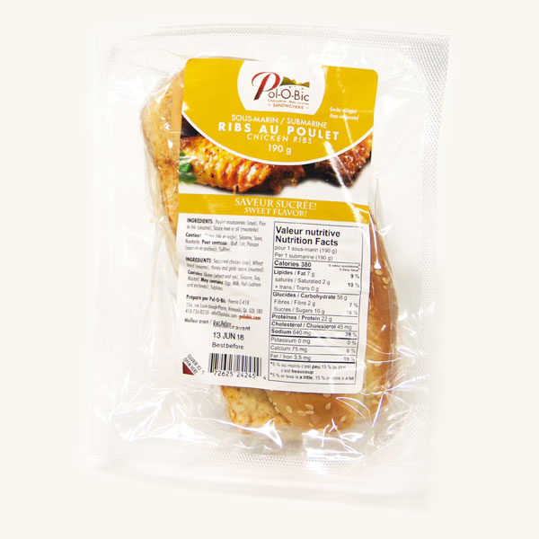 Pol-o-bic Chicken Ribs 190g