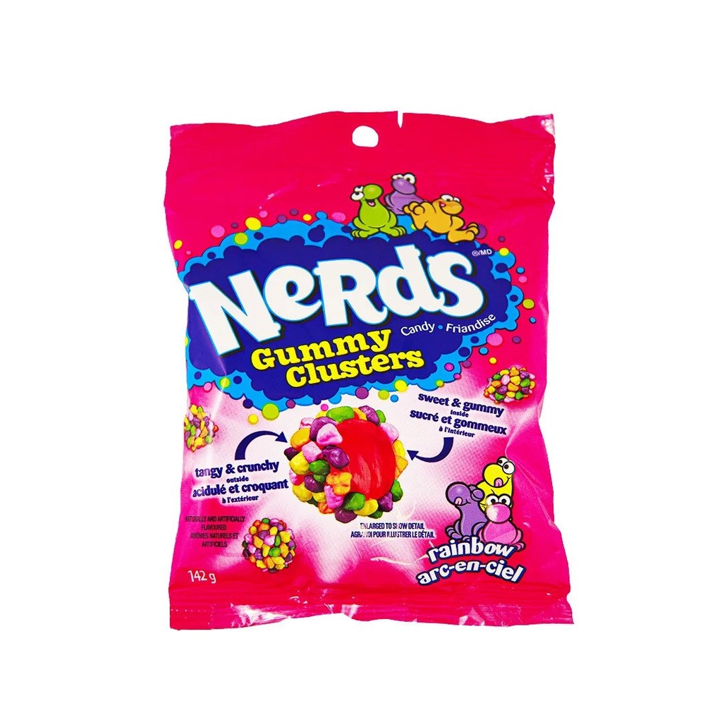 Gummy clusters nerds 142g