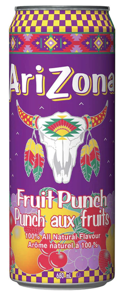 Arizona Thé glacé Punch aux fruits 680ml